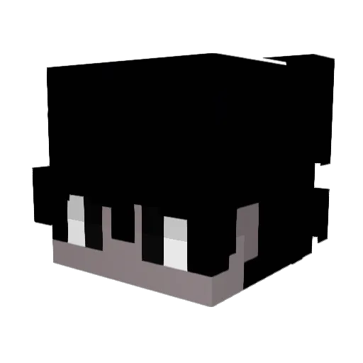 Ja1kk Minecraft avatar head, 3D render