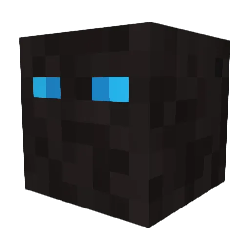 Ja23K Minecraft avatar head, 3D render