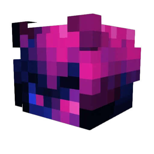 JaBlam Minecraft avatar head, 3D render