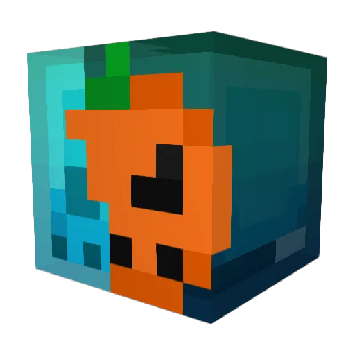 JaCkperByte Minecraft avatar head, 3D render