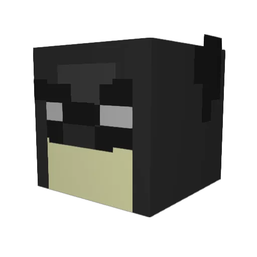 JaDETmig_ Minecraft avatar head, 3D render