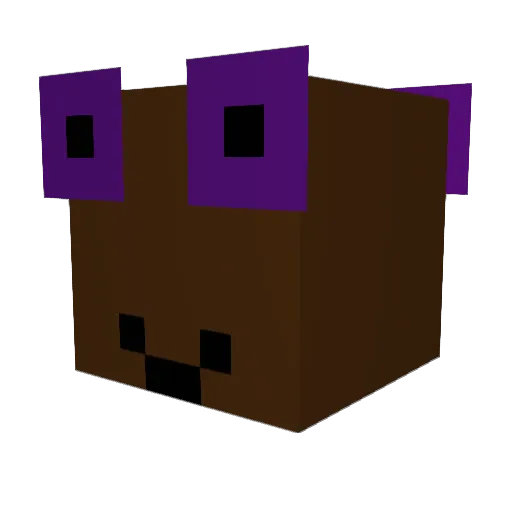 JaIchWichse Minecraft avatar head, 3D render