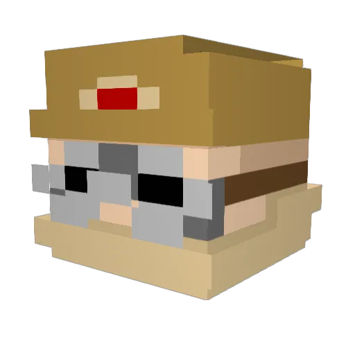 JaJestemOstry Minecraft avatar head, 3D render