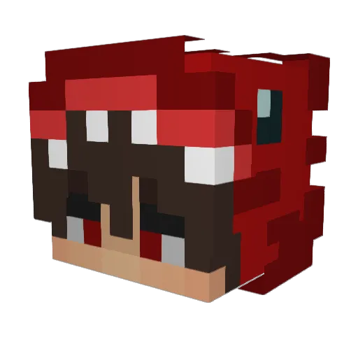 JaPan_LP Minecraft avatar head, 3D render