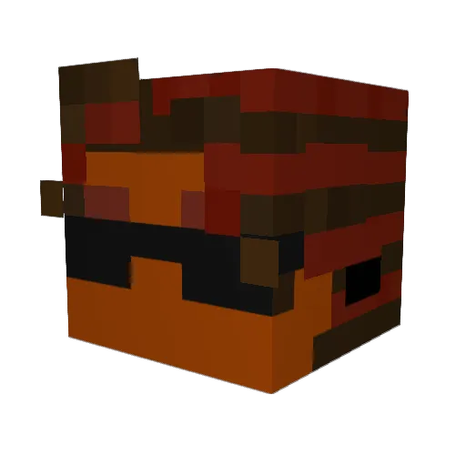 JaQuavius1114 Minecraft avatar head, 3D render