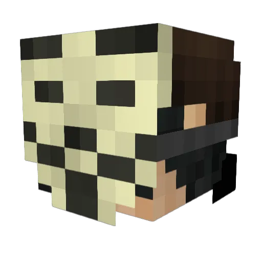 JaRo2601 Minecraft avatar head, 3D render