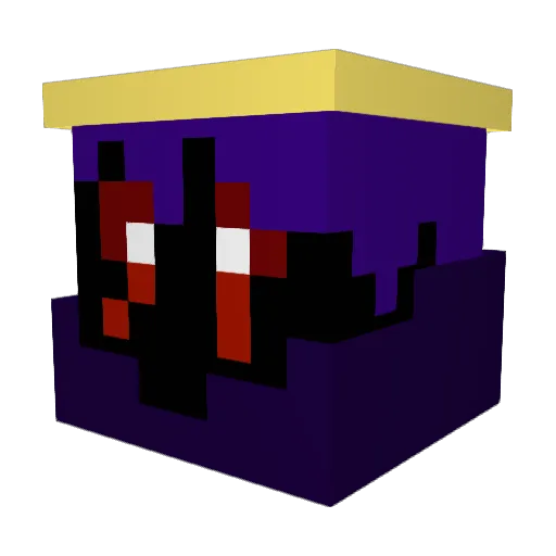 Ja_Mann Minecraft avatar head, 3D render