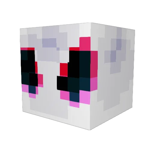 Jaaaaaade_Z Minecraft avatar head, 3D render