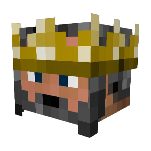 Jaaakee Minecraft avatar head, 3D render