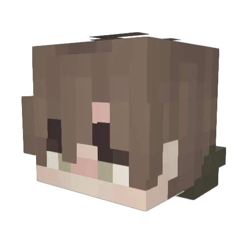 Jaaakobb Minecraft avatar head, 3D render