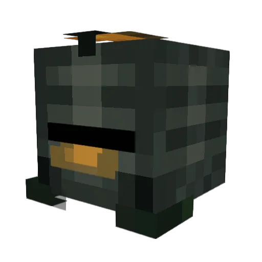 Jaabi Minecraft avatar head, 3D render