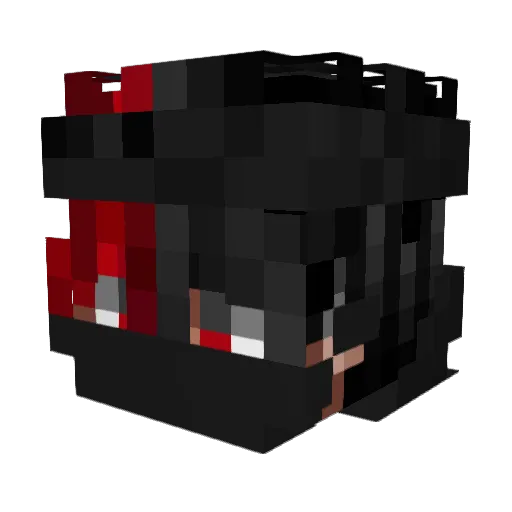 Jaadesbh Minecraft avatar head, 3D render