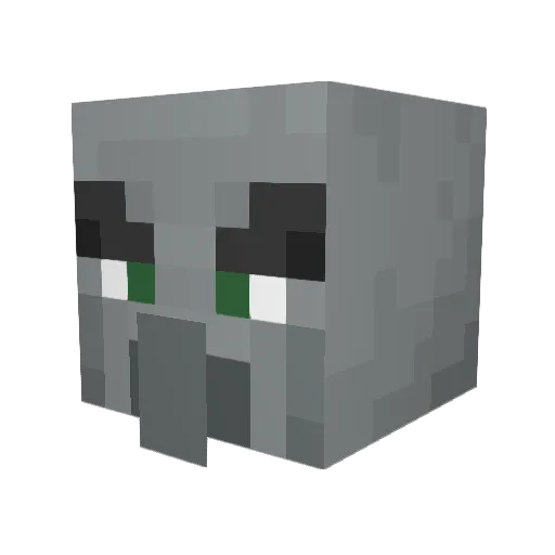 Jaaem Minecraft avatar head, 3D render