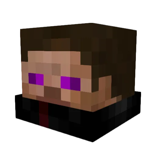 JaakuCeja Minecraft avatar head, 3D render