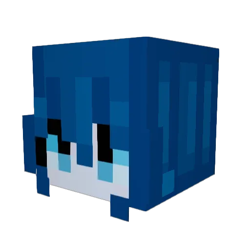 Jaavaa Minecraft avatar head, 3D render