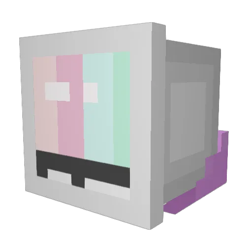 Jaax41 Minecraft avatar head, 3D render