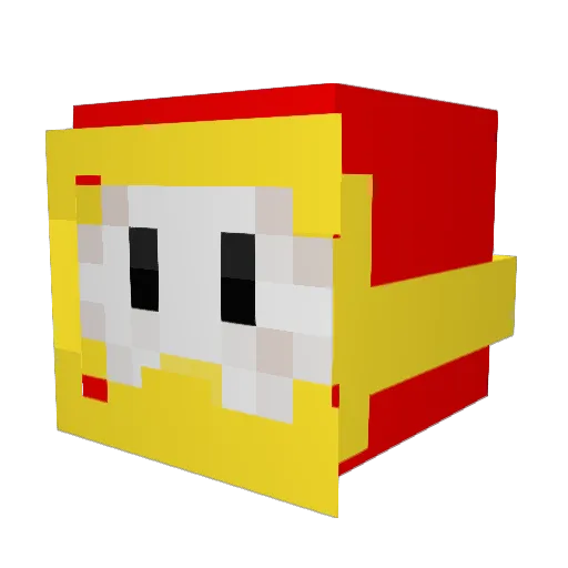 Jaaymaac Minecraft avatar head, 3D render