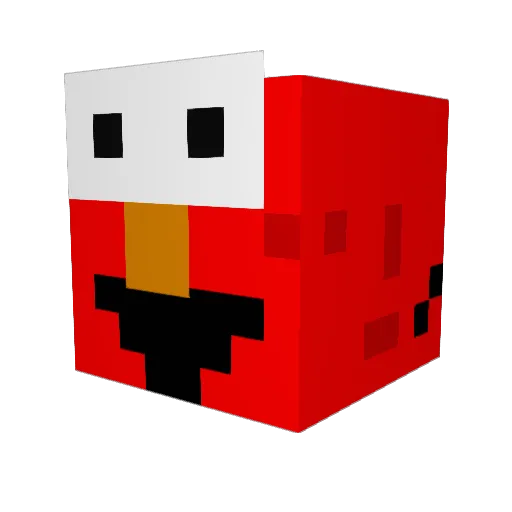 Jaayyyz Minecraft avatar head, 3D render