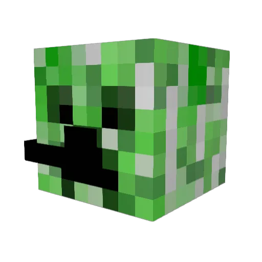 JabaHawk Minecraft avatar head, 3D render