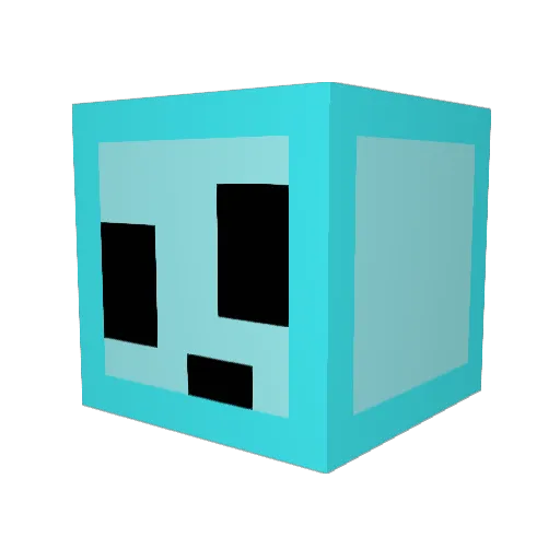 Jabaka5 Minecraft avatar head, 3D render