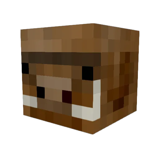 Jabalisaltarin Minecraft avatar head, 3D render
