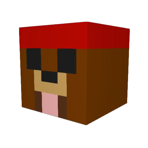 Jabbe00 Minecraft avatar head, 3D render