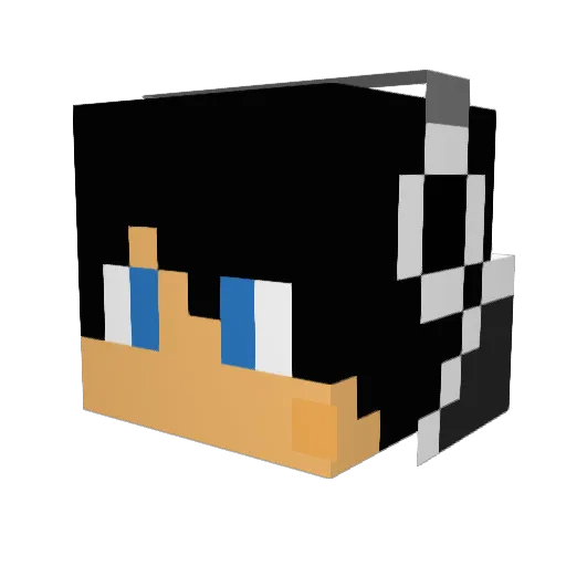 Jabber_Hawk Minecraft avatar head, 3D render