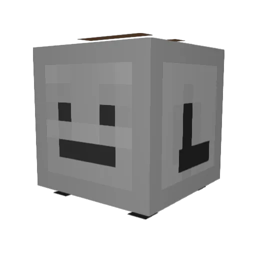 Jabber__ Minecraft avatar head, 3D render