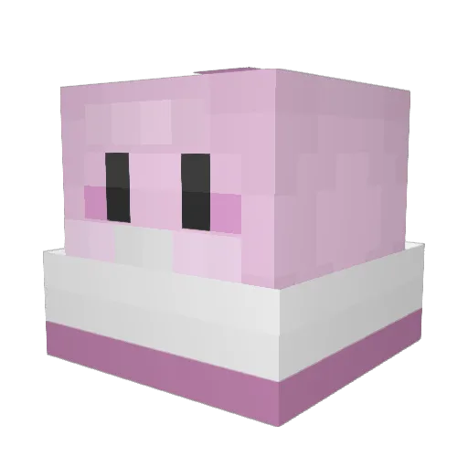 Jabe_Star Minecraft avatar head, 3D render