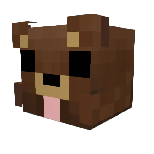 Jabell02 Minecraft avatar head, 3D render