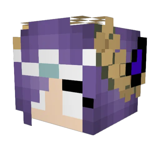JabibiProMax69 Minecraft avatar head, 3D render
