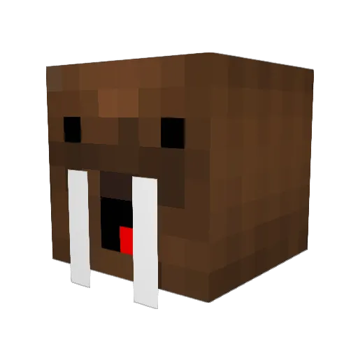 Jabinish Minecraft avatar head, 3D render