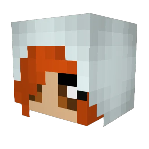 Jabizzo Minecraft avatar head, 3D render