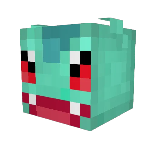 Jabodony Minecraft avatar head, 3D render