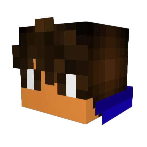 Jabronie04 Minecraft avatar head, 3D render