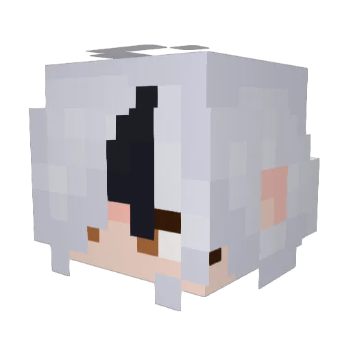 Jabronny Minecraft avatar head, 3D render