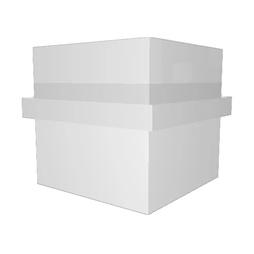 Jabukaaa Minecraft avatar head, 3D render