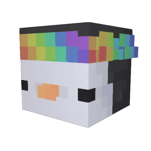 Jac0b Minecraft avatar head, 3D render