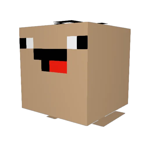 Jac592ob5 Minecraft avatar head, 3D render