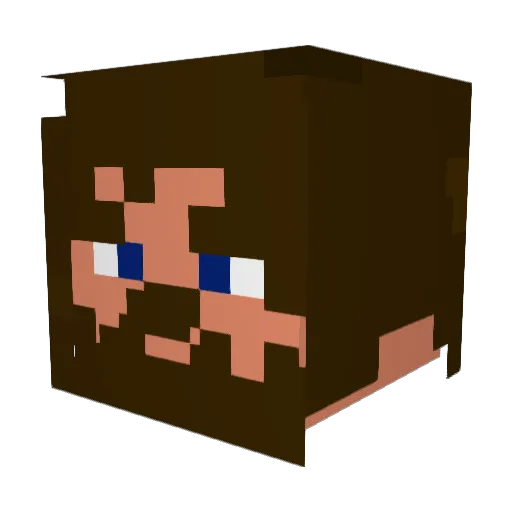Jac930 Minecraft avatar head, 3D render