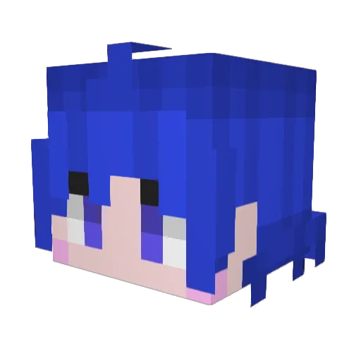 JacKPot_99 Minecraft avatar head, 3D render
