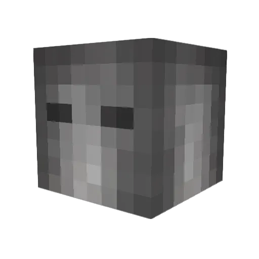 JacKaz_ Minecraft avatar head, 3D render