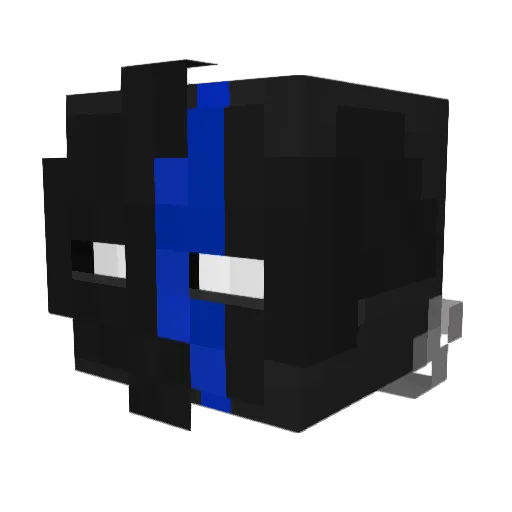 Jacazz Minecraft avatar head, 3D render