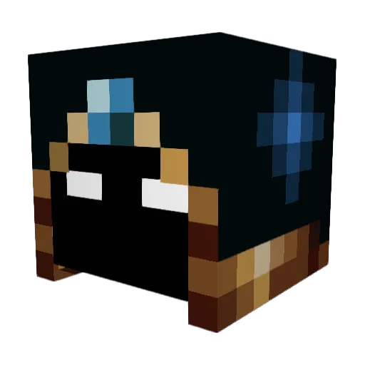 Jacce Minecraft avatar head, 3D render
