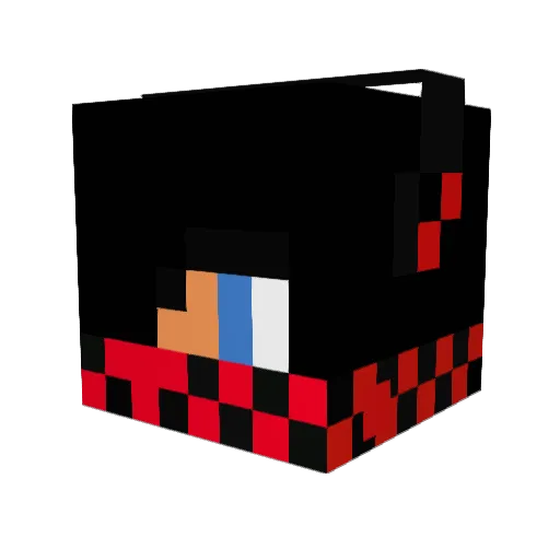 Jace12309 Minecraft avatar head, 3D render