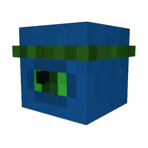 Jace213 Minecraft avatar head, 3D render