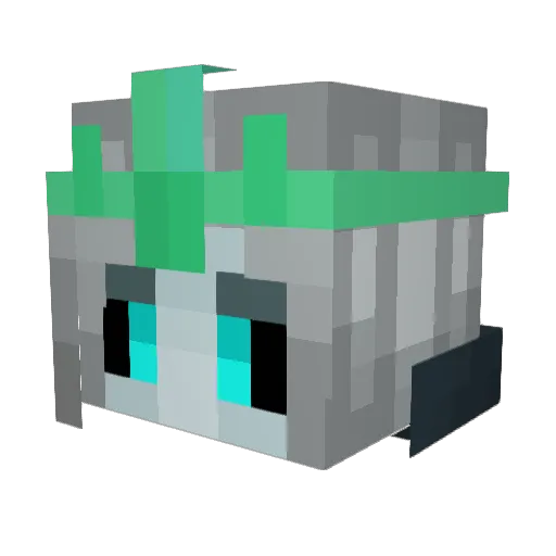 Jace9IX Minecraft avatar head, 3D render