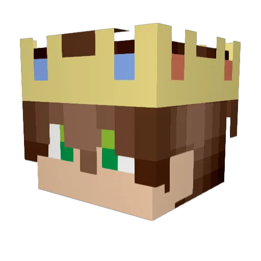 JaceGamerTime Minecraft avatar head, 3D render
