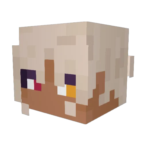 Jace_Lupin Minecraft avatar head, 3D render