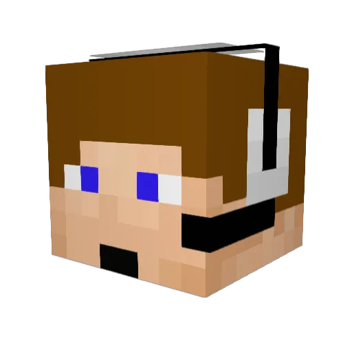 Jace_Snyder01 Minecraft avatar head, 3D render